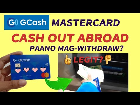 GCASH MASTERCARD CASH OUT / WITHDRAWAL ABROAD | PAANO MAG CASH OUT SA GCASH ABROAD? BabyDrewTV