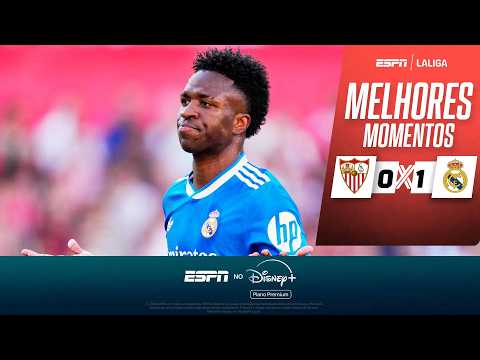 Gols e lances de Sevilla x Real Madrid