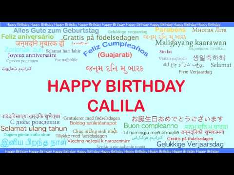 Calila   Languages Idiomas - Happy Birthday
