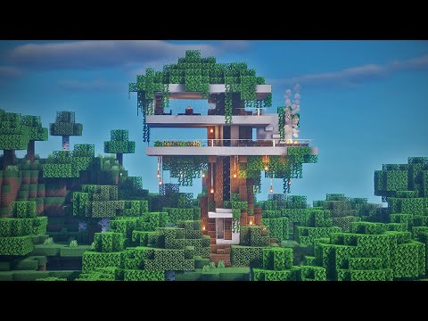 6tenstudio - Minecraft : Modern Tree House : With Elevator : Working Elevator