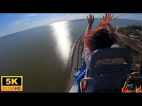 Millenium Force POV 5K Back Row World’s 1st Giga Coaster Cedar Point Sandusky, OH