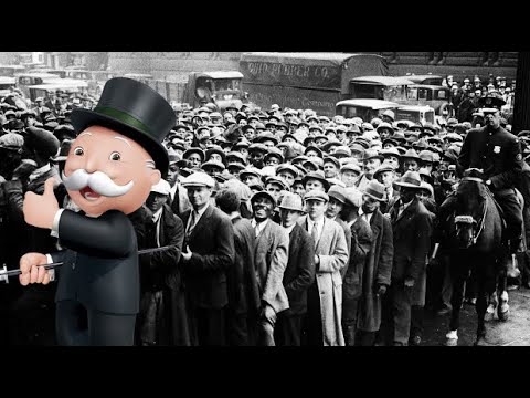 How did Mr. Monopoly cause the Great Depression?