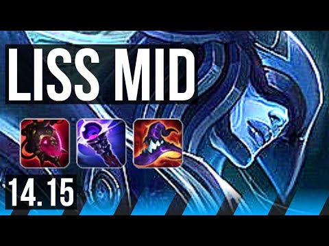 LISSANDRA vs KASSADIN (MID) | 1300+ games, 38k DMG | EUW Master | 14.15