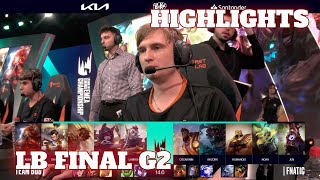 BDS vs FNC - Game 2 Highlights | Lower Final LEC Spring 2024 Playoffs | Fnatic vs Team BDS G2