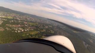 preview picture of video 'Seagull Airlines Scandinavian Tour 2014 landing rw 19 Skien ENMS'