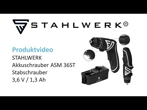 STAHLWERK Akkuschrauber Stabschrauber Knickschrauber ASM 36ST