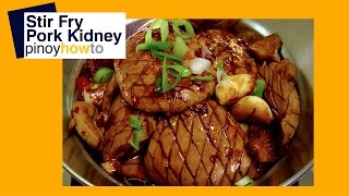 Pork kidney stir fry