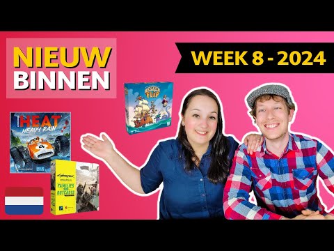 Nieuw binnengekomen bordspellen! - Week 8, 2024