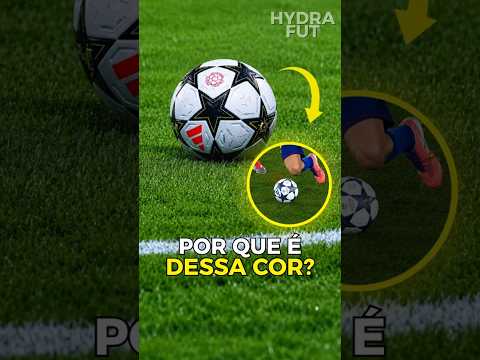 Por que a bola de futebol é branca?