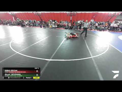 112-117 Lbs Round 1 - Emjay Neumann, Askren Wrestling Academy Vs Anna Krizan, Crass Trained-The We