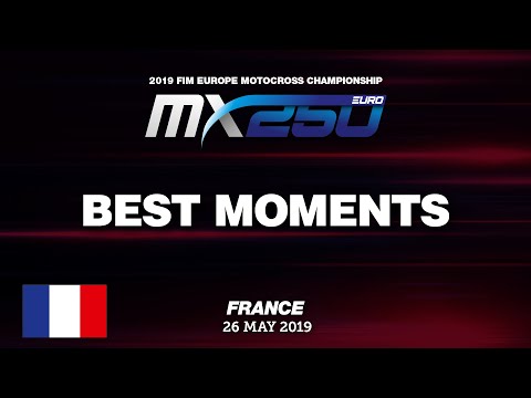 EMX250 Race2 Best Moments   Round of France 2019 #motocross