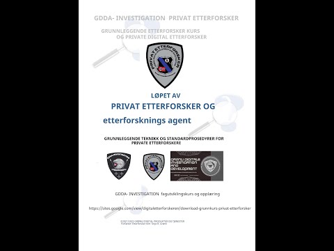 , title : 'GDDA INVESTIGATION DIREKTØR KIM TERJE R GRØNLI GDDA ML GRØNLI DIGITALE DEVELOPMENT AND INVESTIGATION'