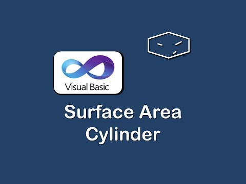 surface area of cylinder in vb net