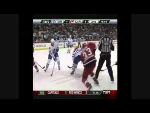 Dion Phaneuf Goals - March 16 2011 - Carolina Hurricanes