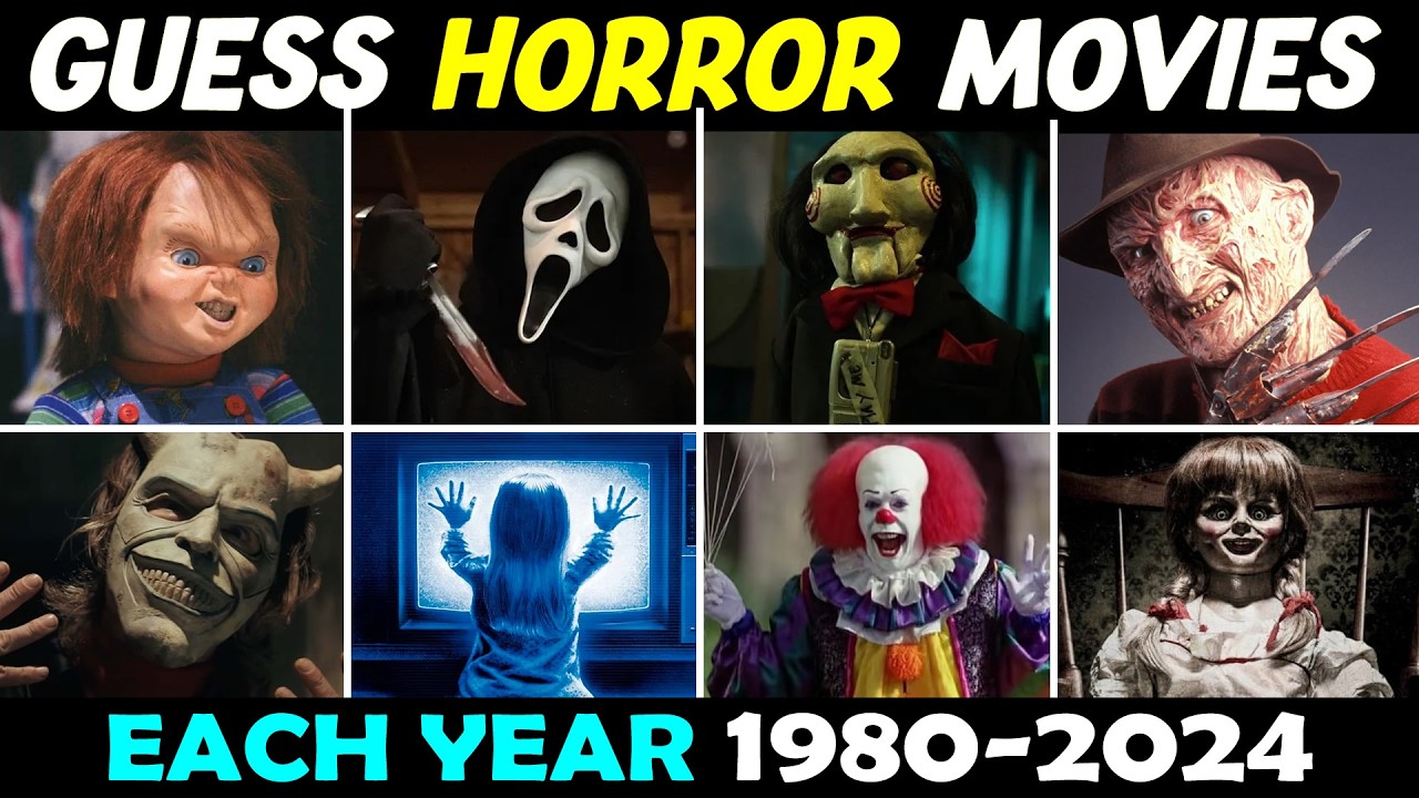 Guess the Horror Movie | One Movie Each Year 1980-2024 🎬🧟‍♂️
