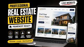Professional Real Estate Website 🏠 | PrimeNest Realty