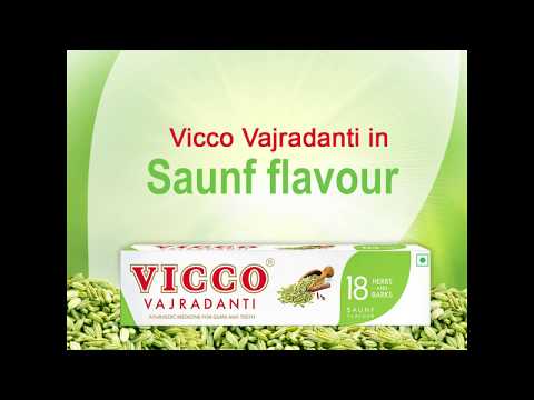 Vicco Vajradanti in all new Saunf flavour