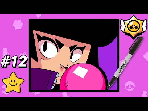 HOW TO DRAW BIBI ICON | BRAWL STARS