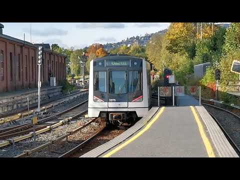 Subway In Norway Majorstuen Station Direction Vestli Line 4 via Storo