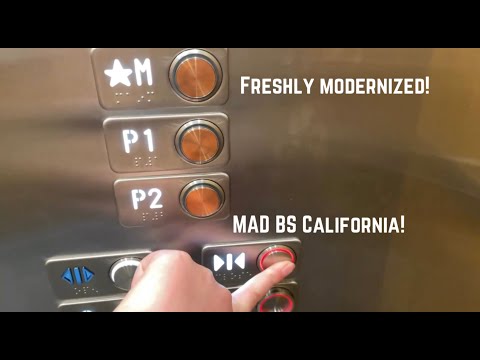 Newly modded! Fresh 1953 Turnbull (mb Dover, Kone) traction elevator at Hycroft Centre, Vancouver BC