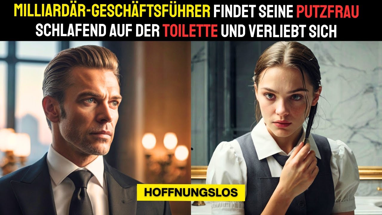 MILLIARDÄR-GESCHÄFTSFÜHRER FINDET SEINE PUTZFRAU SCHLAFEND AUF DER TOILETTE UND VERLIEBT SICH
