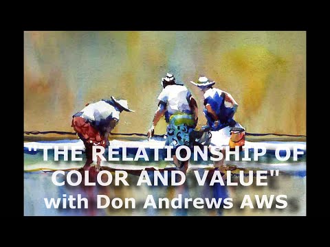 The key to a more COLORFUL WATERCOLOR is to understand VALUE