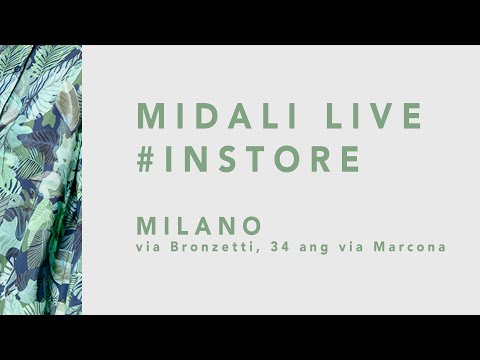 MIDALI LIVE #INSTORE | MILANO | via Bronzetti 34, ang via Marcona