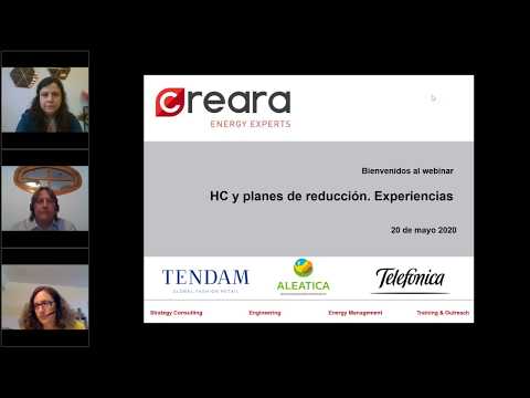 20 MAYO 2020- Huella de Carbono y Planes de Reducción. Experiencia de empresas.