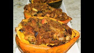 Stuffed Acorn Squash Recipe - Roasted Acorn Squash Recipes