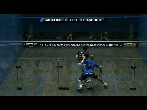 Squash: MegaRallies EP92 : Gaultier v Ashour :World Championship 2014