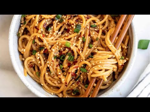 Easy Garlic Sesame Noodles