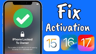 Fix iPhone Locked to Owner ! How To Unlock iCloud Activation Without Computer ! Fix Disable Apple iD
