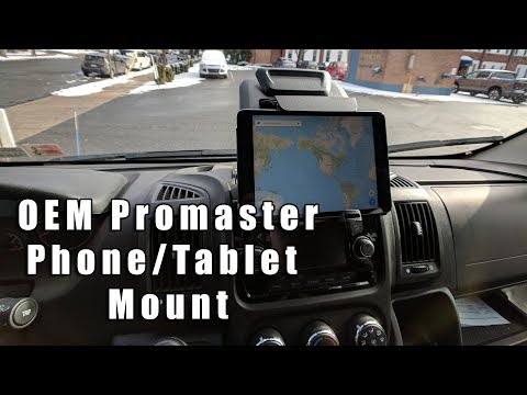 How to: Installing Fiat Tablet/Phone Holder in a Promaster