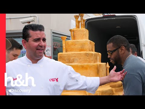 ¡No creerán que es un pastel! Asombroso castillo de arena | Cake Boss | Discovery H&H