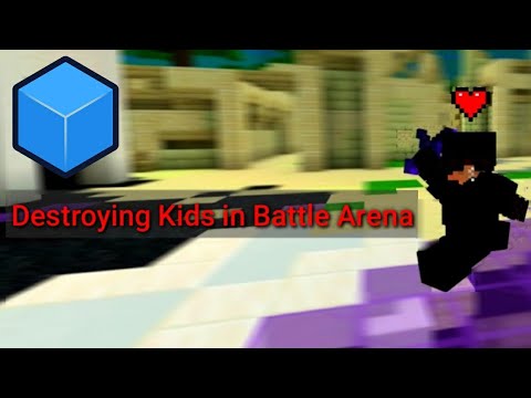 "Destroying kids in Battle Arena" CubeCraft