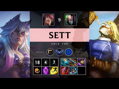 Sett Top vs Singed: Pentakill, Legendary - EUW Diamond Patch 14.22