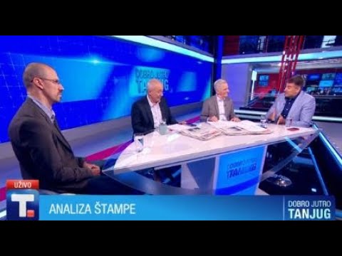 Analiza štampe 5.9.2022. - Vladimir Trapara i Zoran Milosavljević • DOBRO JUTRO TANJUG