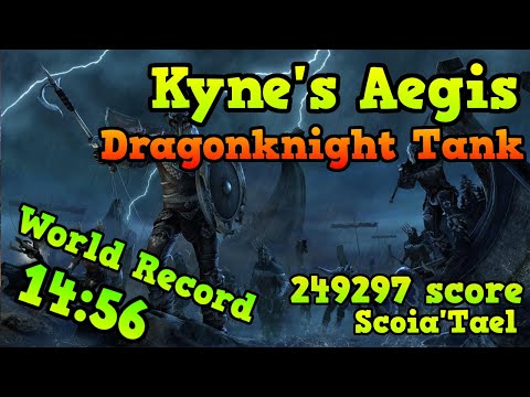 ESO - Kyne's Aegis Former World Record | 249297 score 14:56 | Dragonknight Tank