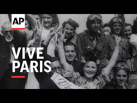 Vive Paris - 1944 | Movietone Moment | 25 August 2023