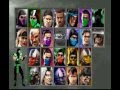 Ultimate Mortal Kombat 3 SNES Character Select