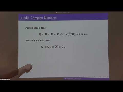 What is... p-adic geometry? - Jacob Lurie