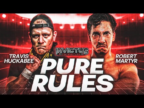 Robert Martyr vs Travis Huckabee | Invictus Pro Wrestling | Pure Rules Match