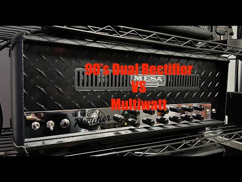 Mesa Boogie 90's Dual Rectifier Reissue VS Dual Rectifier Multiwatt