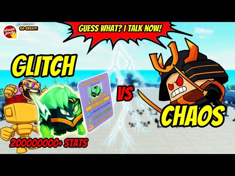 Glitch Pet vs Chaos! Why No Cool Skill for Unique Pets?! 😢 | Muscle Legends Today