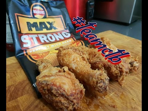 Walkers Max Strong Deep Fried Jalapeno and Cheese Chicken | Fried Chicke Recipes. #teamctb