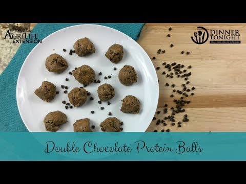 Double Chocolate Protein Balls