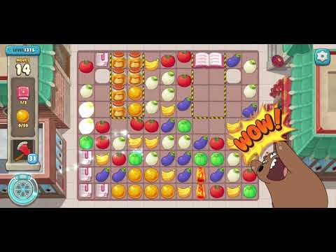 We Bare Bears Match3 Repairs Level 1375 - No Boosters