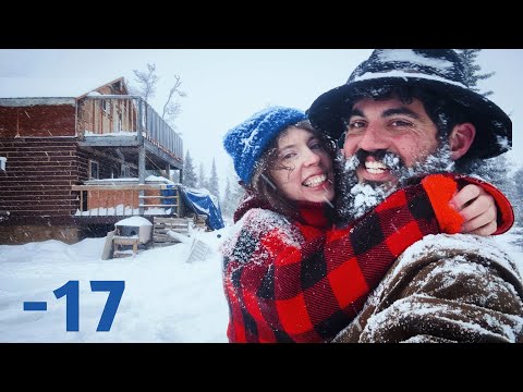 Buried by Back-to-Back Snowstorms | Building Our Off-Grid Alaska Cabin