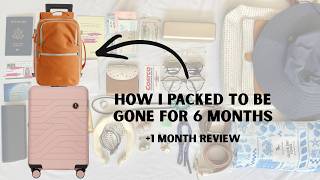 Packing for International Travel in a Carry-On & Backpack:  1 Month Check-In!