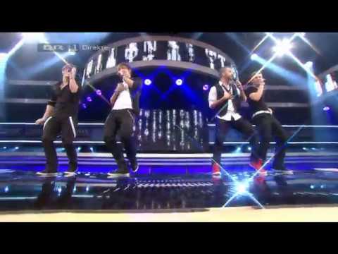 X Factor 2010 Denmark - In-Joy (Boyband) synger "Remember The Time"  - Live show 2 [HD]